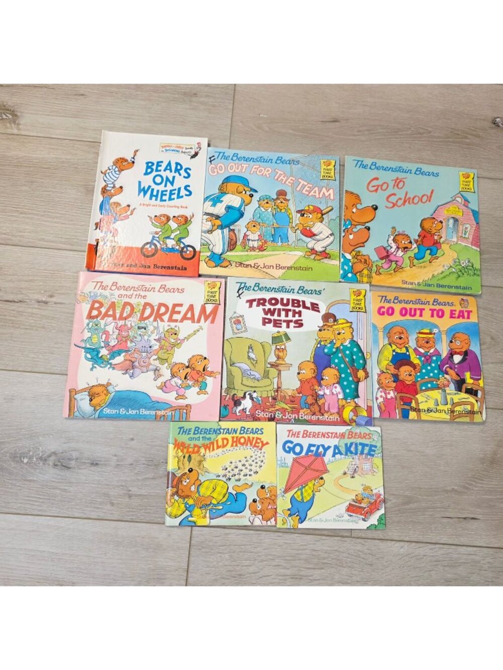 8 Mix Berenstain Bears Books HC Paperback Grandma On Wheels Bad Dream Eat School
